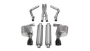 Corsa 2012-2013 Dodge Charger SRT-8 6.4L V8 Black Sport Cat-Back Exhaust-1
