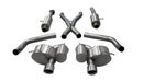 Corsa 2012-2013 Jeep Grand Cherokee 6.4L V8 Polished Sport Cat-Back Exhaust-1