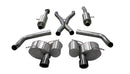 Corsa 2012-2013 Jeep Grand Cherokee 6.4L V8 Black Sport Cat-Back Exhaust-1