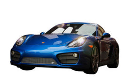 Zunsport Porsche Cayman 981 (Manual/PDK with Sensors) - Outer Grille Set - Silver finish