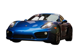 Zunsport Porsche Cayman 981 (Manual/PDK with Sensors) Full Grille Set - Black finish