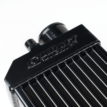 KraftWerks Core Size 22x7x3 - 2.5in Inlet/Outlet Universal Intercooler - Black