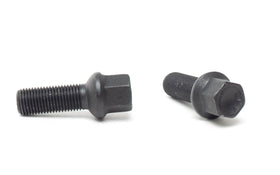 H&R Wheel Bolts 14 X 1.5 / Length 50mm / Mercedes Ball / Head 17mm - Black - Set of 10