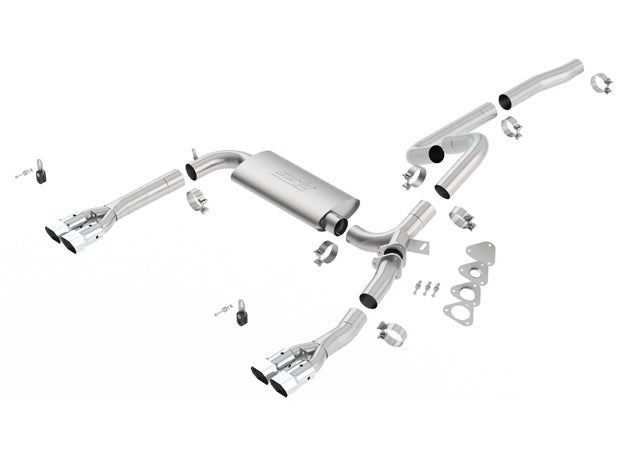 Borla 95-97 Chevrolet Camaro / Pontiac Trans Am 5.7L 3in Adjustable SS Cat-Back