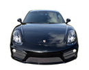 Zunsport Porsche Cayman S 981 Front Grille Set - Silver finish-1