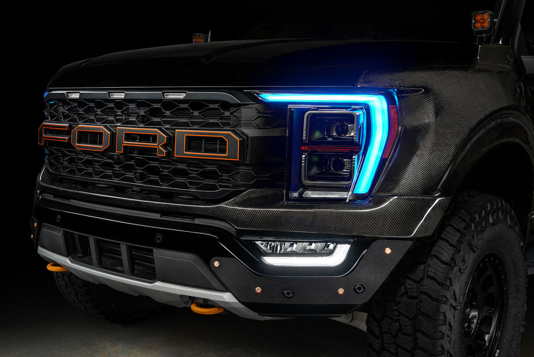 Oracle 21-22 Ford F-150 ColorSHIFT RGB+W Headlight DRL Upgrade Kit w/ No Controller SEE WARRANTY