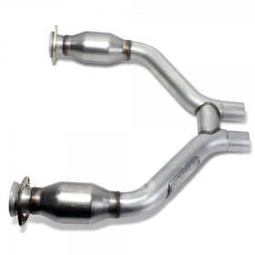 BBK 2015-16 Mustang V6 Short Mid H Pipe With Converters (To Be Used With 1642 Series Headers)