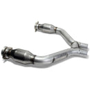 BBK 2015-16 Mustang V6 Short Mid H Pipe With Converters (To Be Used With 1642 Series Headers)-2