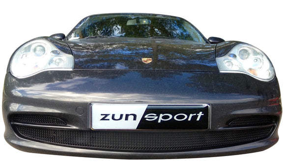 Zunsport Porsche 996 Facelift Full Grille Set - Black finish
