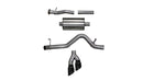 Corsa 2015-2016 Chevy Colorado 3.6L V6 Sport Cat-Back Exhaust 4in Black Pro Series Tips-1