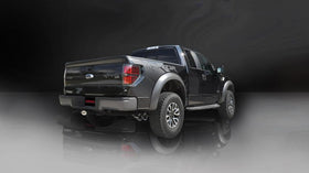 Corsa 2011-14 Ford F-150 Raptor 6.2L V8 133in Wheelbase Xtreme Cat-Back Resonator Delete Kit Exhaust - 0