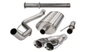 Corsa 2011-2014 Ford F-150 Raptor 6.2L V8 133in Wheelbase Polished Xtreme Cat-Back Exhaust-1