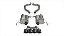Corsa 17-19 Chevy Corvette Z06 2.75in Axle Back Exhaust Black Dual Rear Exit Quad 4.5in Tip (Sport)-1