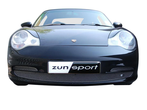 Zunsport Porsche Carrera 996 Facelift Full Grille Set  - Silver finish