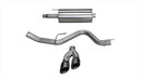 Corsa 2015-2020 Ford F-150 5.0L V8 (Super Crew Cab) Black Sport Single Side Dual 4in Tips CB Exhaust-1