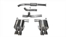 Corsa 2015-2021 Subaru WRX Cat Back Exhaust Polished Quad 3.5in Tips Sport-1