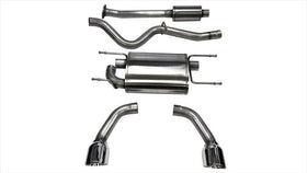 Corsa 2012-2025 Scion FRS / Subaru BRZ Polished Sport Cat-Back Exhaust