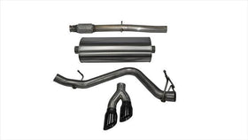 Corsa 14-19 GMC Sierra/Chevy Silv 1500 Crew Cab/Short Bed 5.3L V8 Black Sport Single Side CB Exhaust