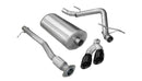 Corsa 2009-2009 Chevrolet Silverado Crew Cab/Short Bed 1500 4.8L V8 Black Sport Cat-Back Exhaust-1