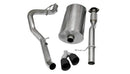 Corsa 2009-2013 Chevrolet Suburban 1500 5.3L V8 Black Sport Cat-Back Exhaust-1