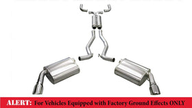 Corsa 10-13 Chevrolet Camaro Coupe SS 6.2L V8 Auto Polished Sport Cat-Back + XO Exhaust