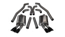 Corsa 2012-2015 Chevrolet Camaro Coupe ZL1 6.2L V8 Black Sport Cat-Back + XO Exhaust-1