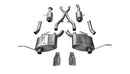 Corsa 2011-2021 Jeep Grand Cherokee Polished 2.5in Dual Rear Exit Cat-Back Exhaust-1