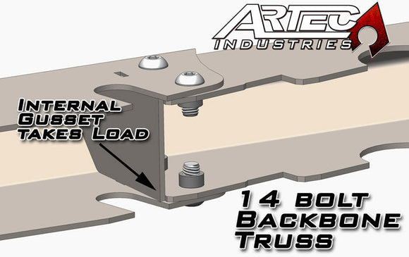 Artec Industries 1970-2010 Chevrolet K30 K20 14 Bolt Backbone Truss