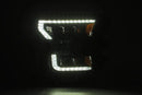 AlphaRex 17-20 Ford Raptor NOVA LED Proj Headlights Plank Style Chrm w/Activ Light Sequential Signal-2