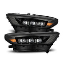 AlphaRex 15-17 Ford Mustang NOVA LED Proj HL Alpha-Black w/Activ Light/Seq. Signal + Switchback DRL-1