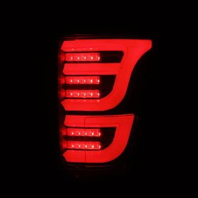 AlphaRex 15-20 Ford F150 Luxx-Series LED Tail Lights Alpha-Black - 0