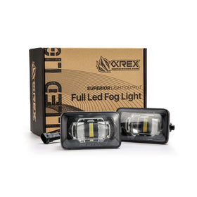 AlphaRex 15-20 Ford F150/17-22 Super Duty DoubleTap Dual Color LED Projector Fog Lights