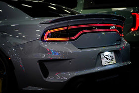 AlphaRex 15-23 Dodge Charger Nova-Series LED Tail Lights - Smoke - 0