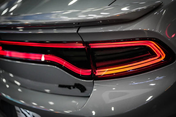 AlphaRex 15-23 Dodge Charger Nova-Series LED Tail Lights - Smoke