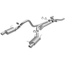MagnaFlow 12-13 Mustang V8 5.0L Boss 302 Street Series Dual Split Rear Exit Cat Back Perf Exhaust-1