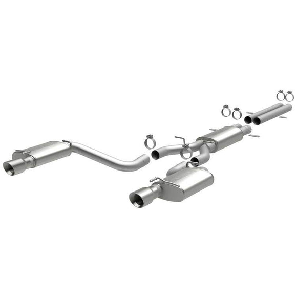 MagnaFlow 12 Chrysler 300C SRT-8 Hemi Dual Split Rear Exit Stainless Cat Back Performance Exhaust