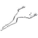 MagnaFlow 10 Ford Mustang V6 4.0L Dual Split Rear Exit Stainless Cat Back Perf Exhaust-1