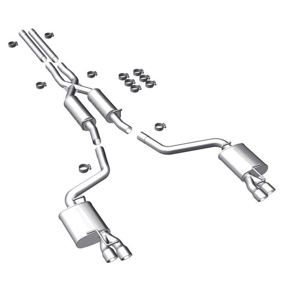 MagnaFlow 11-12 Dodge Charger R/T Hemi V8 5.7L Stainless Cat Back Performance Exhaust