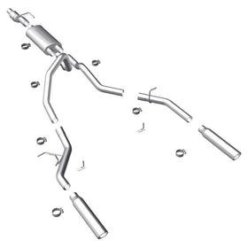 MagnaFlow 11 Ford F-150 3.5L Turbocharged SS Catback Exhaust Dual Split Rear Exit w/ 3.5in SS Tips