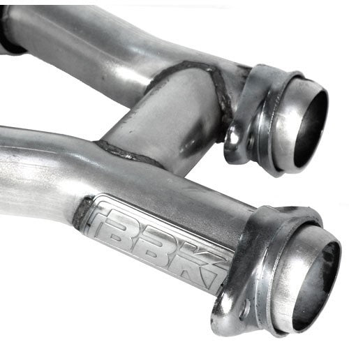 BBK 79-93 Mustang 5.0 Short Mid H Pipe With Catalytic Converters 2-1/2 For BBK Long Tube Headers