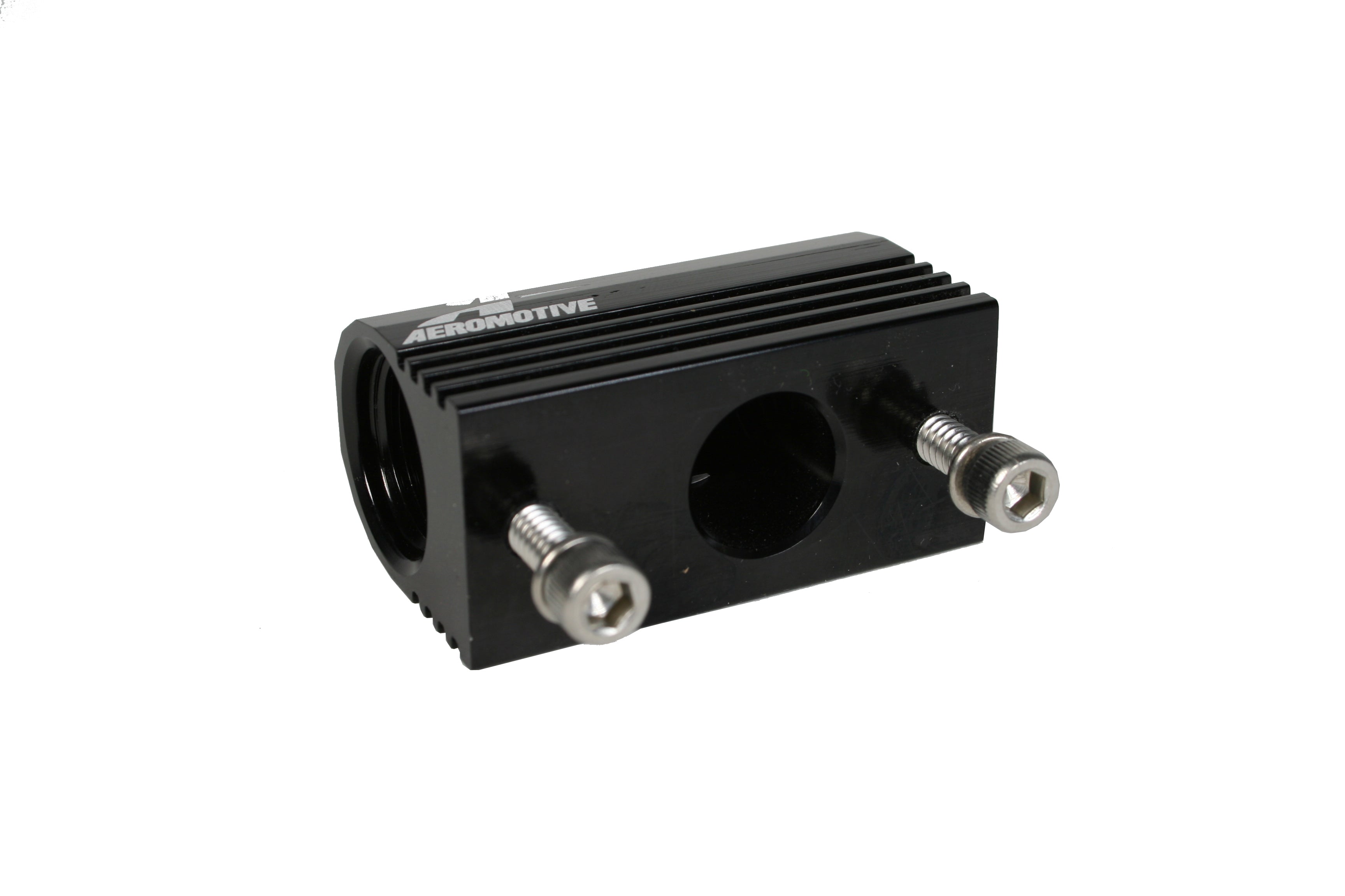 Aeromotive 05-06 Ford 4.6L Fuel Rail Pressure Sensor Adapter Log (-08 AN inlet / outlet) - 0