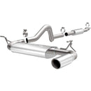 MagnaFlow 12-14 Jeep Wrangler 4dr Single Straight Rear P/S Exit Stainless C/B Performance Exhaust-1