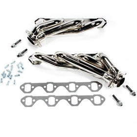 BBK 79-93 Mustang 351 Swap Shorty Unequal Length Exhaust Headers - 1-5/8 Titanium Ceramic