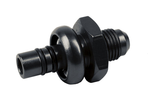 Aeromotive 3/8in Male Spring Lock / AN-06 Feed Line Adapter (Ford)
