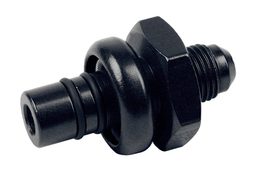 Aeromotive 1/2in Male Spring Lock / AN-06 Feed Line Adapter (Ford)
