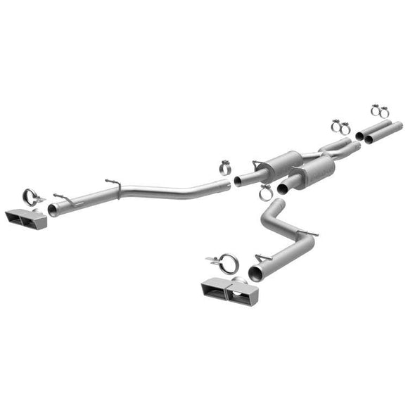 MagnaFlow 09-13 Challenger R/THemi Dual Split Rear Exit Stainless Cat Back Performance Exhaust