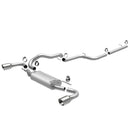 MagnaFlow 10-12 Mazda 3 L4 2.5L Hatchback Split Rear Exit Stainless Cat Back Performance Exhaust-1