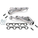 BBK 79-93 Mustang 5.0 Shorty Unequal Length Exhaust Headers - 1-5/8 Silver Ceramic-1