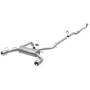 MagnaFlow 12 Fiat 500 Abarth 1.4L Turbocharged Dual Split Rear Exit Stainless Cat Back Perf Exhaust-1
