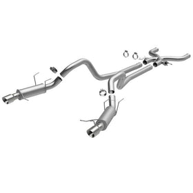 MagnaFlow 12-13 Ford Mustang V8 5.0L Boss 302 Dual Split Rear Exit Stainless Cat Back Perf Exhaust